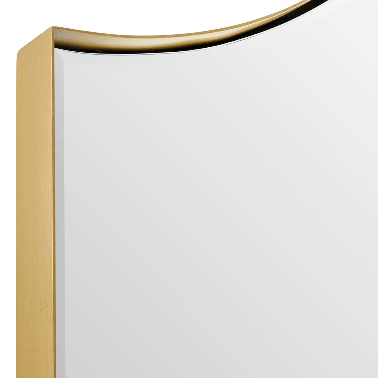 Modern European furniture - Brushed Brass Mirror - www.oroa.com