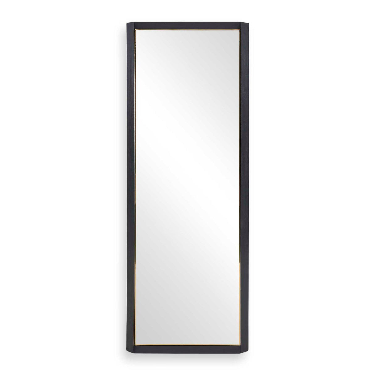 Modern European furniture - Black Wooden Tall Mirror - www.oroa.com