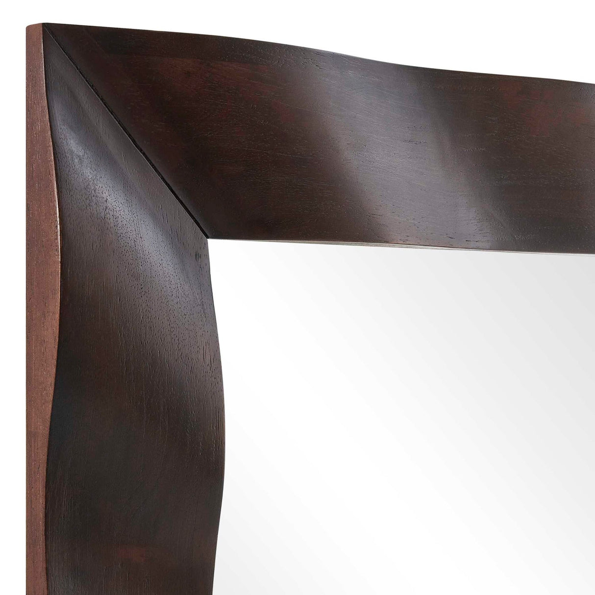 Modern European furniture - Wavy Wood Framed Mirror - www.oroa.com