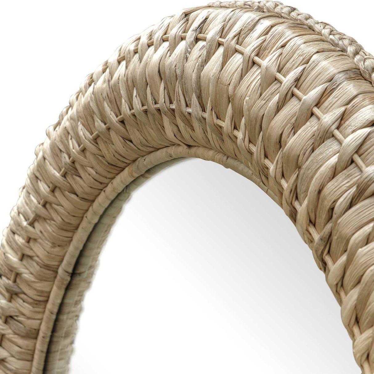 Modern European furniture - Arched Seagrass Mirror - www.oroa.com