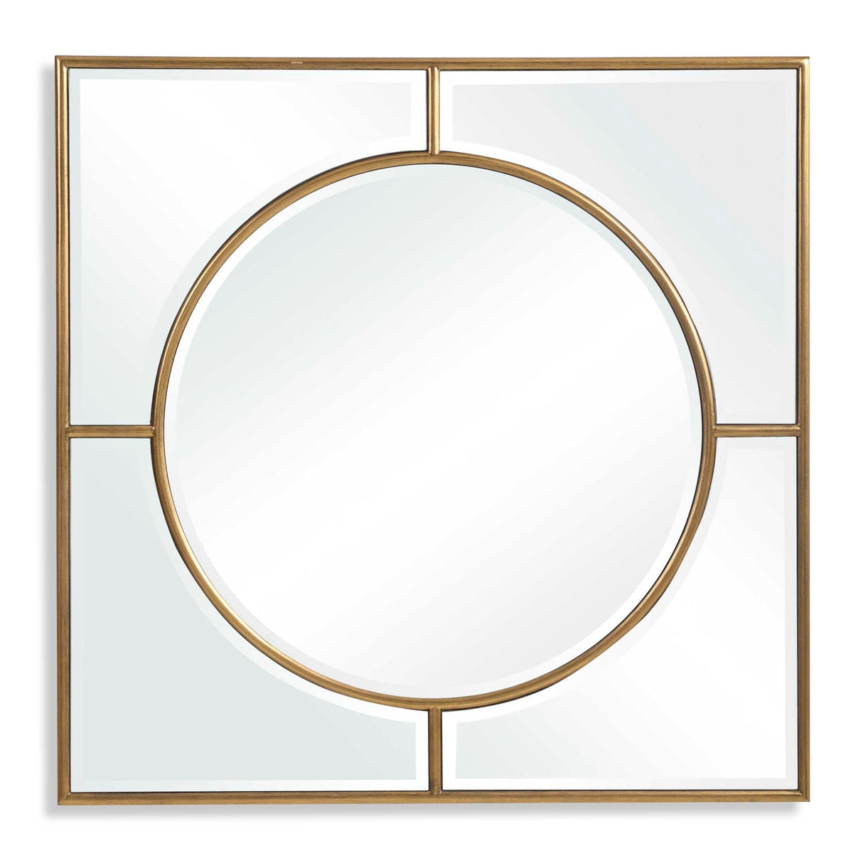 Modern European furniture - Gold Square Mirror - www.oroa.com