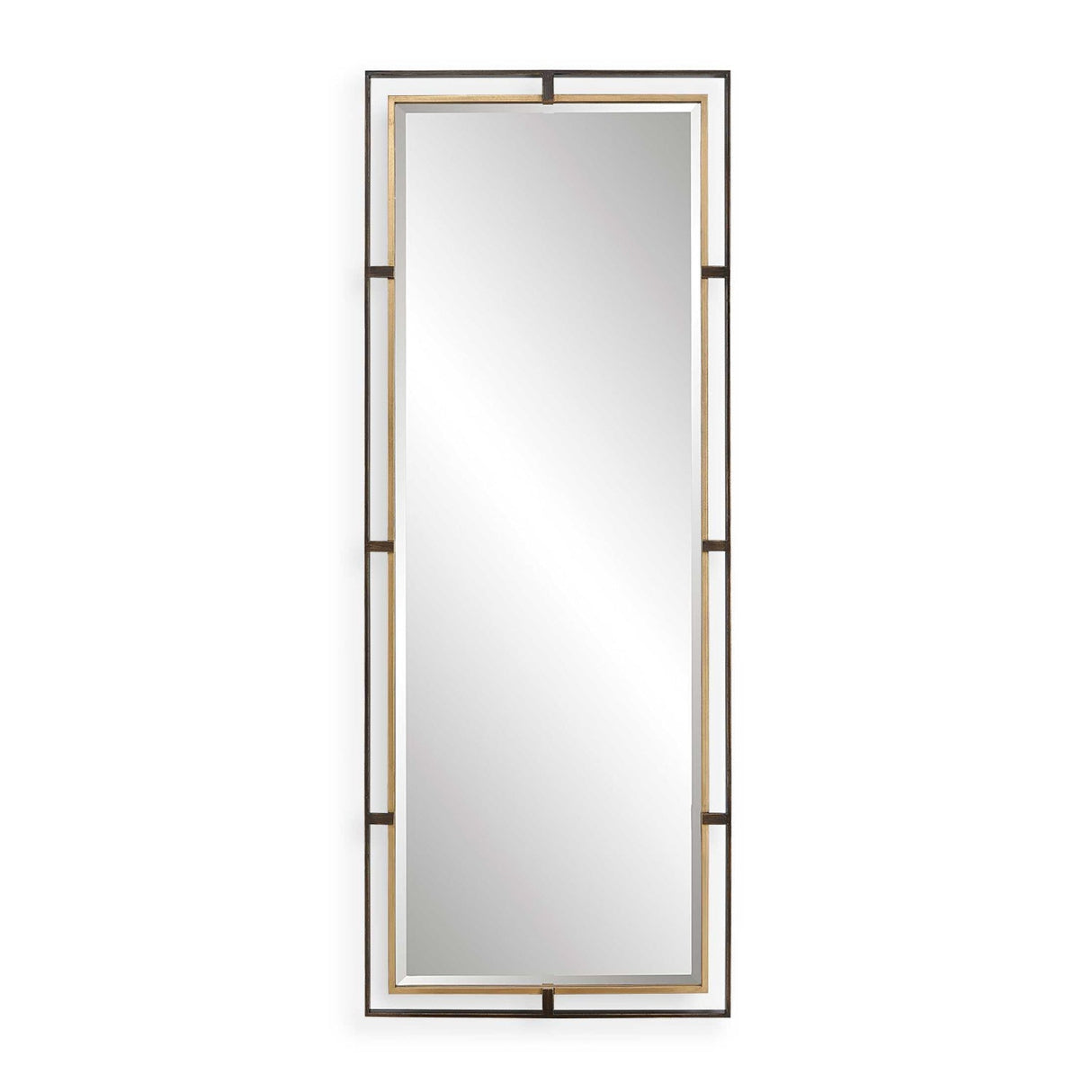 Modern European furniture - Antique Gold Tall Mirror - www.oroa.com