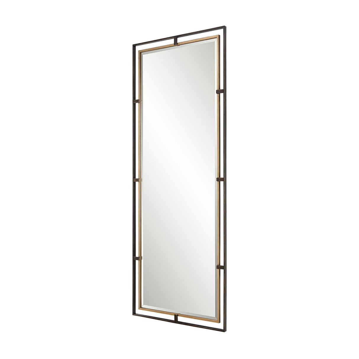 Modern European furniture - Antique Gold Tall Mirror - www.oroa.com