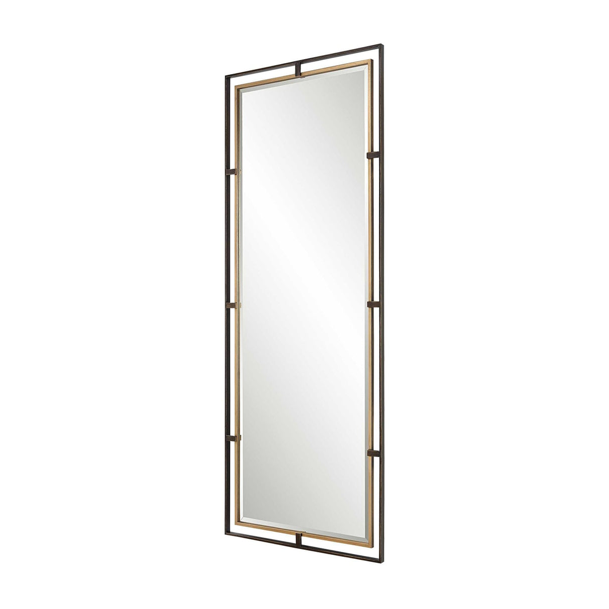 Modern European furniture - Antique Gold Tall Mirror - www.oroa.com