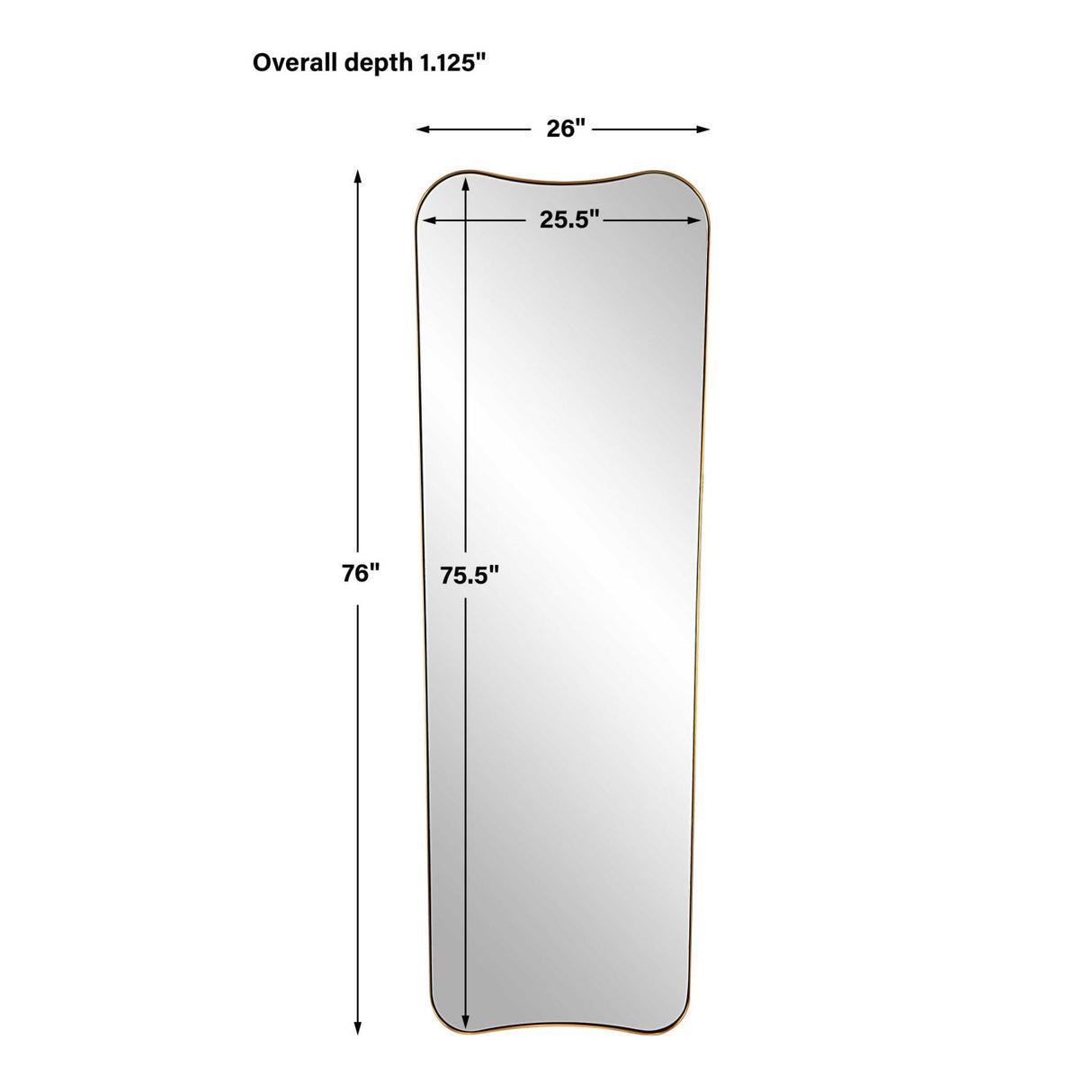 Modern European furniture - Gold Stainless Steel Mirror - www.oroa.com