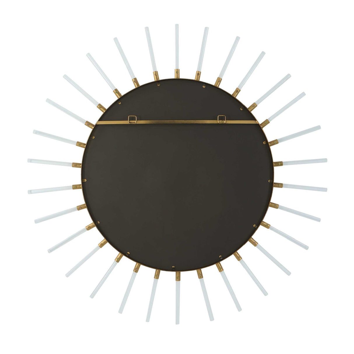 Modern European furniture - Gold Sunburst Round Mirror - www.oroa.com