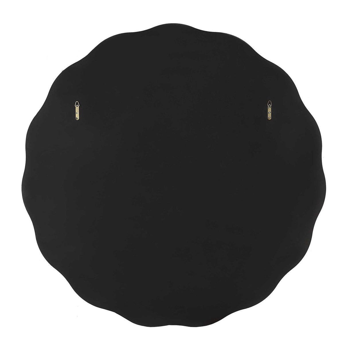 Modern European furniture - Gold Scalloped Round Mirror - www.oroa.com