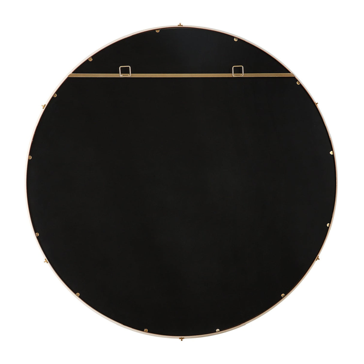 Modern European furniture - White Shagreen Leather Mirror - www.oroa.com