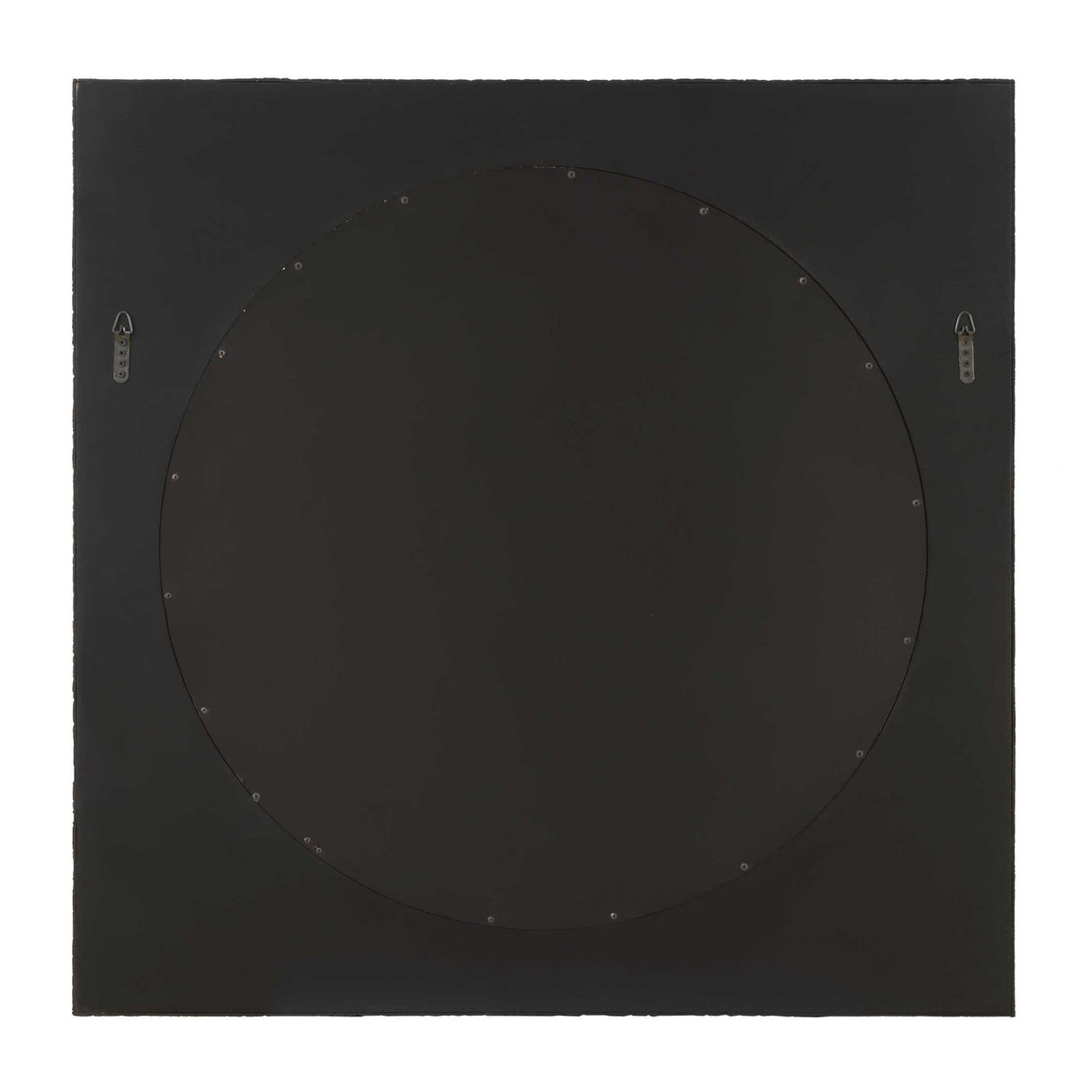 Modern European furniture - Black Textured Square Mirror - www.oroa.com