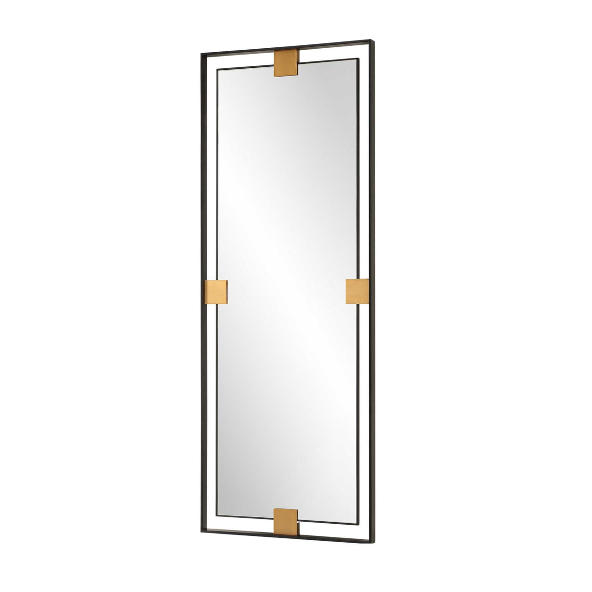 Modern European furniture - Metal Free-Floating Framed Mirror - www.oroa.com