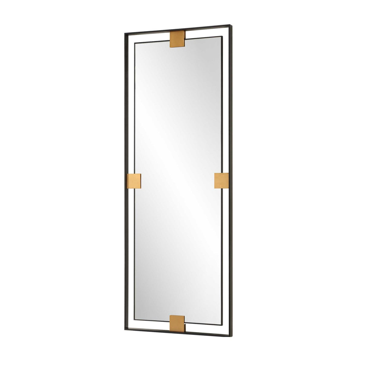 Modern European furniture - Metal Free-Floating Framed Mirror - www.oroa.com