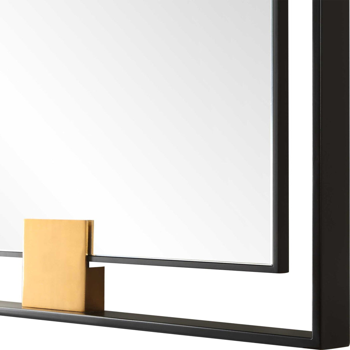 Modern European furniture - Metal Free-Floating Framed Mirror - www.oroa.com
