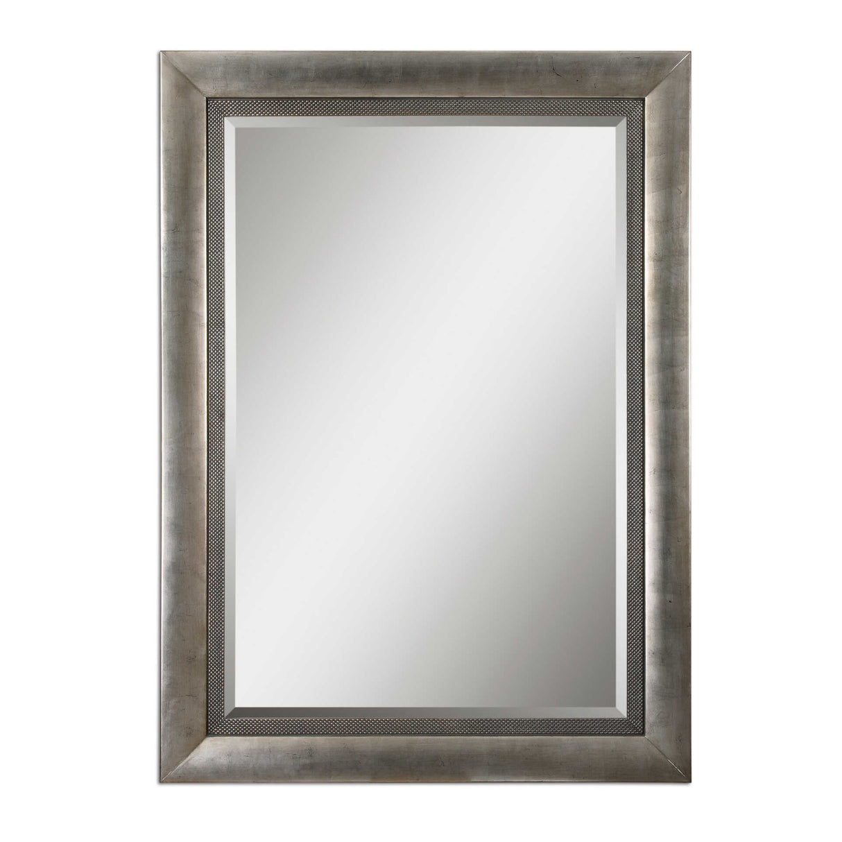 Modern European furniture - Antique Silver Wooden Mirror - www.oroa.com