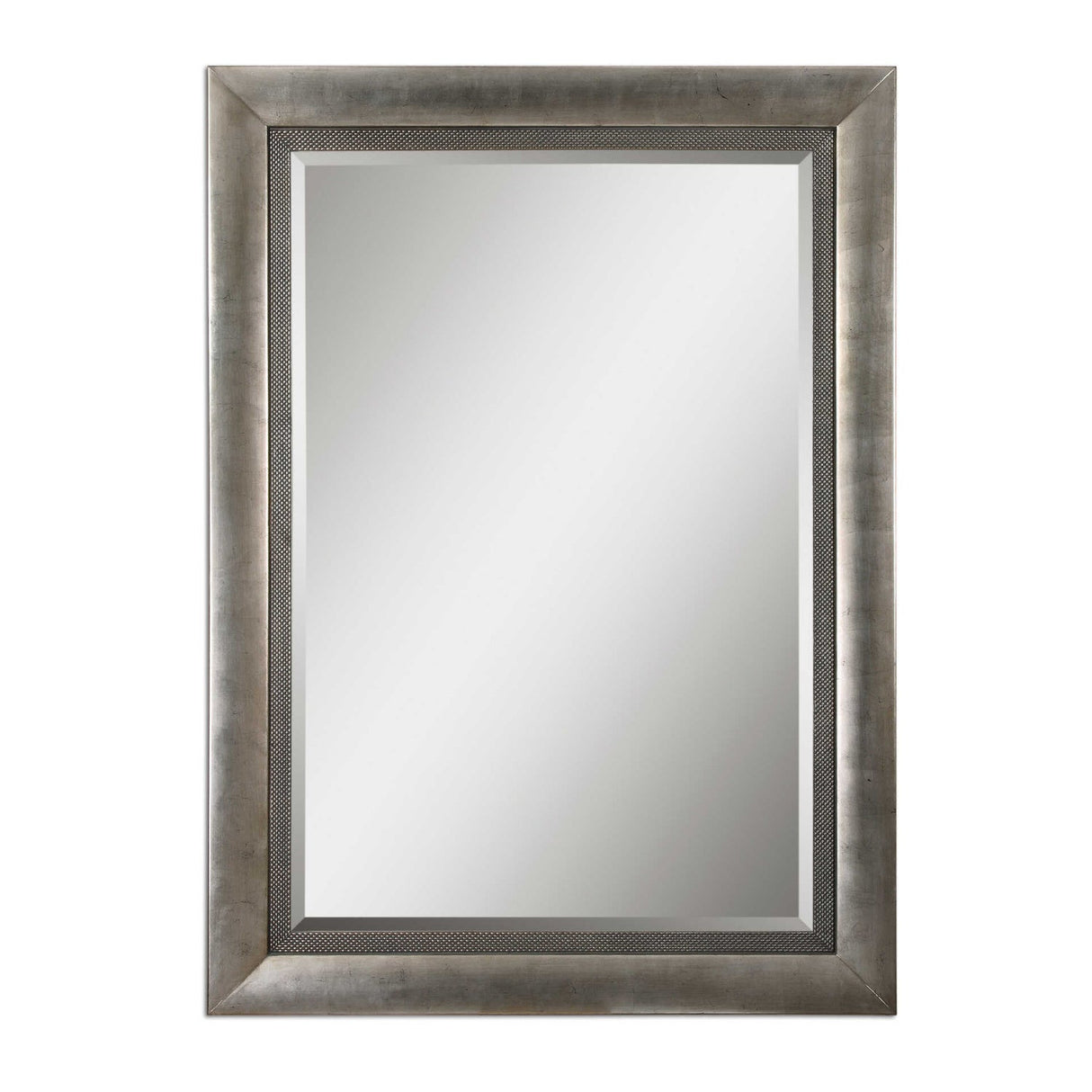 Modern European furniture - Antique Silver Wooden Mirror - www.oroa.com