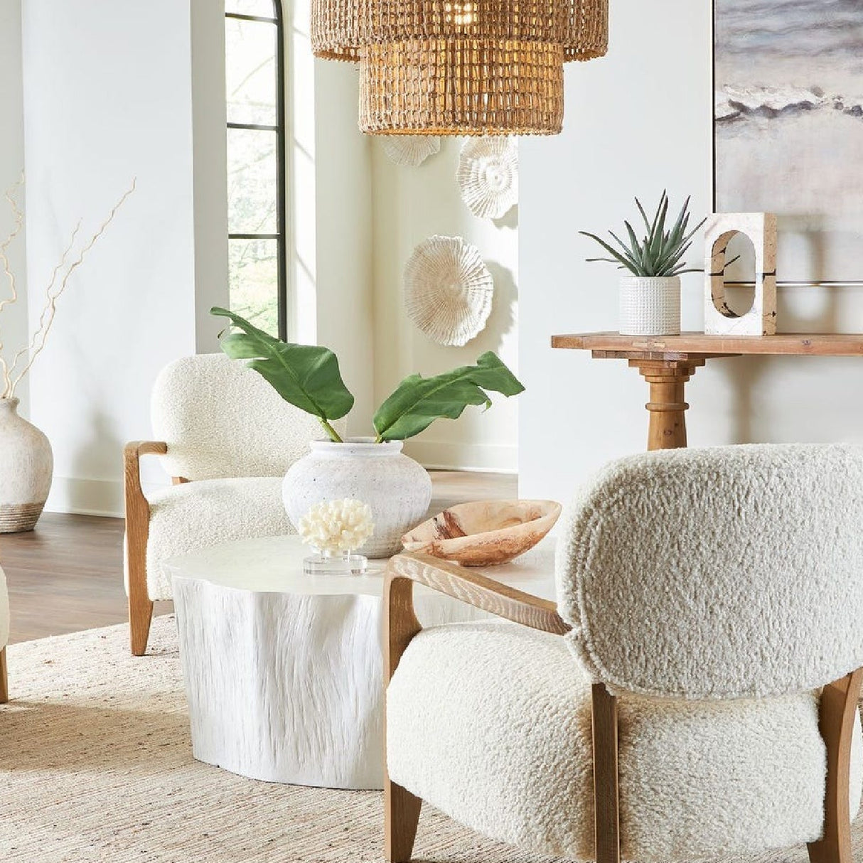 Natural Limestone Modern Indoor/Outdoor Sculpture | Uttermost Nouveau - www.oroa.com