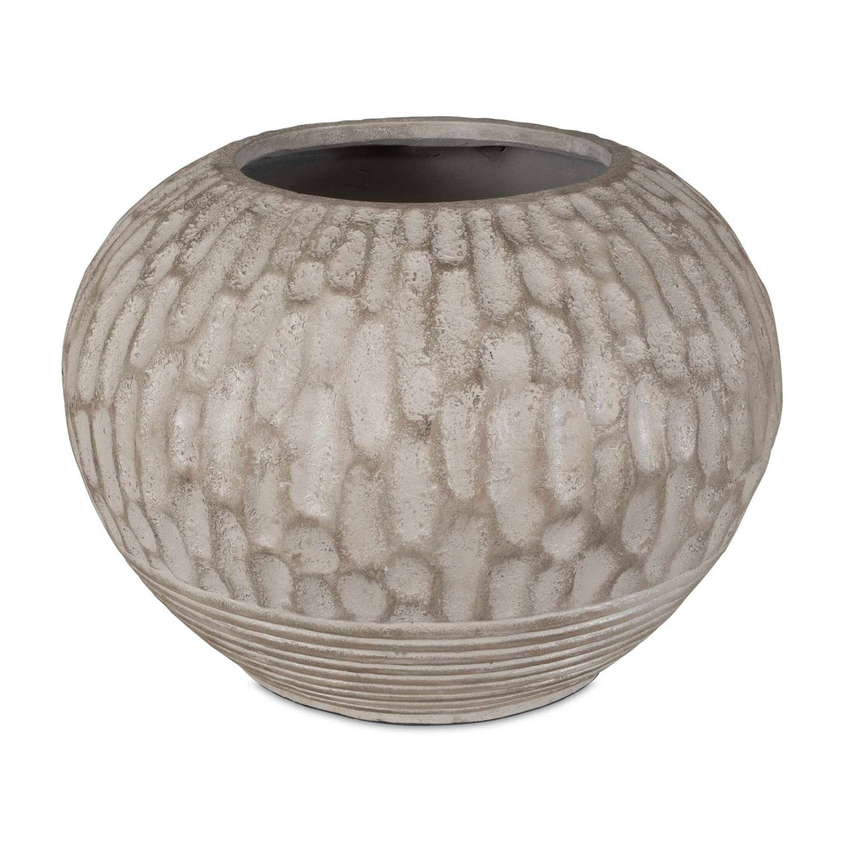 Modern European furniture - Carved Terracotta Planter - www.oroa.com