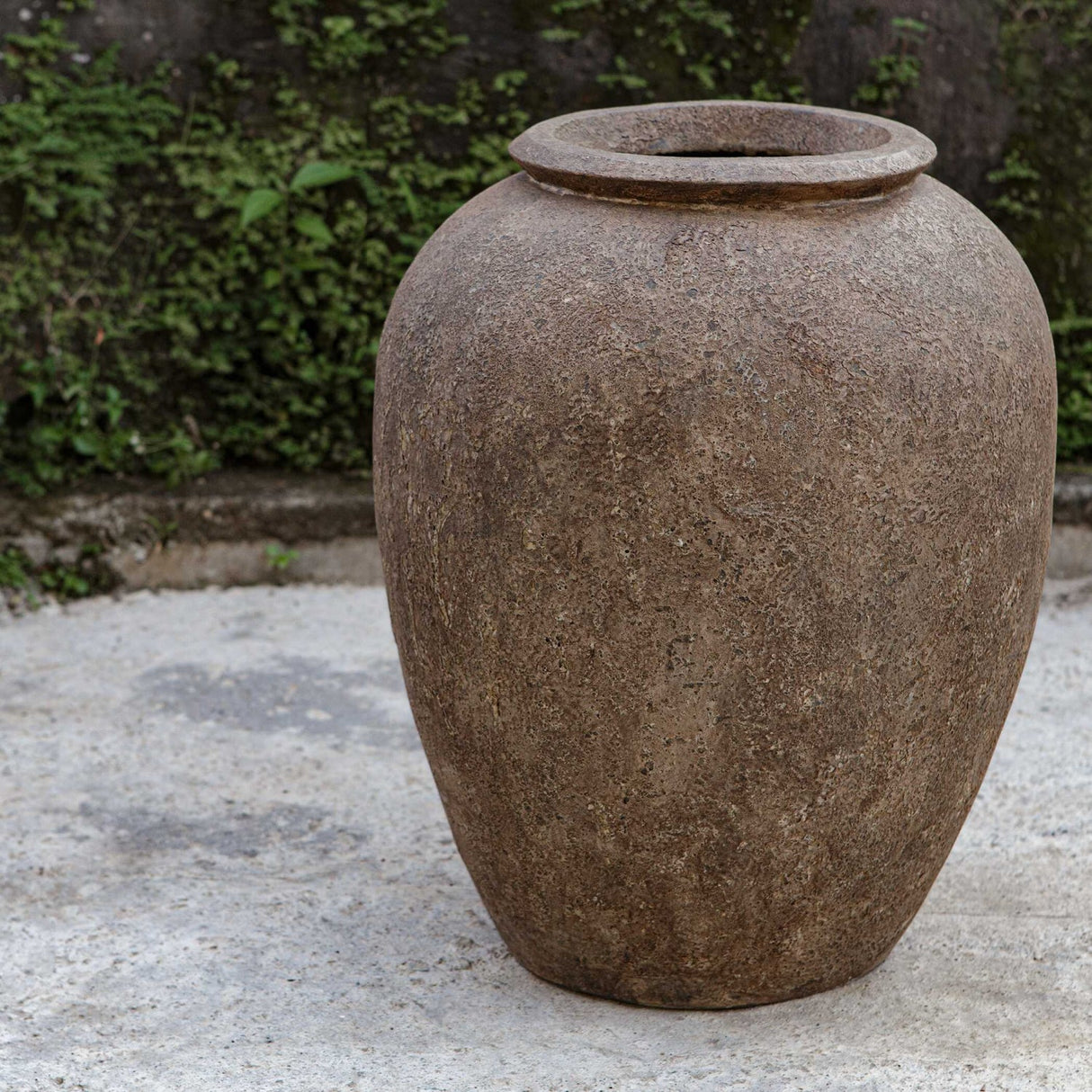 Modern European furniture - Antique Brown Terracotta Planter - www.oroa.com