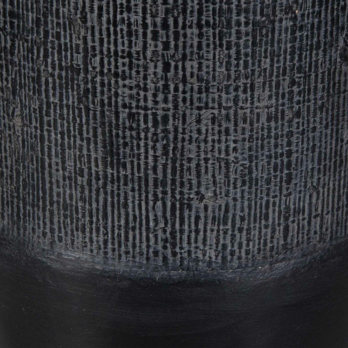 Modern European furniture - Black Terracotta Fabric Vases (2) - www.oroa.com