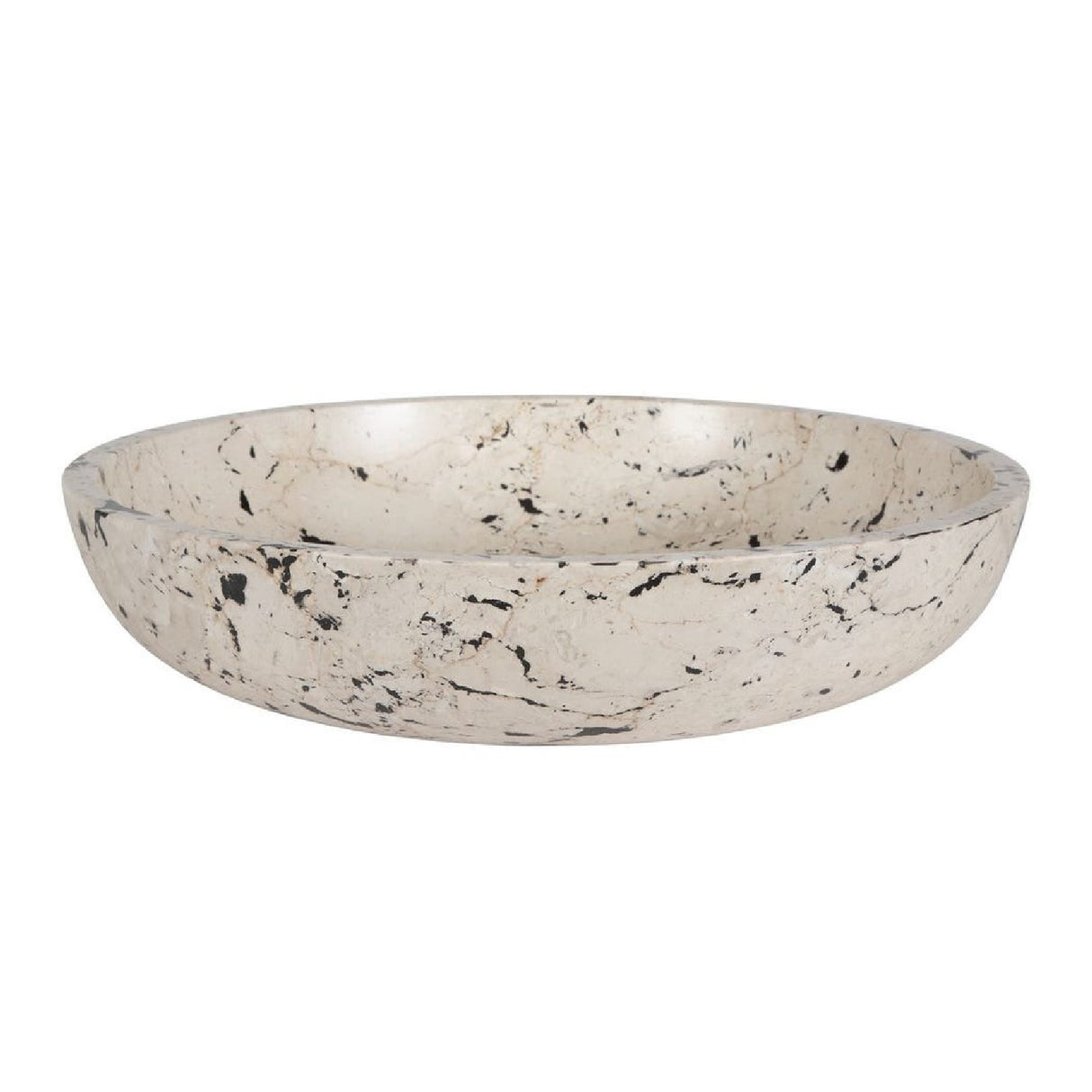 White Limestone Indoor/Outdoor Bowl | Uttermost Nouveau - www.oroa.com