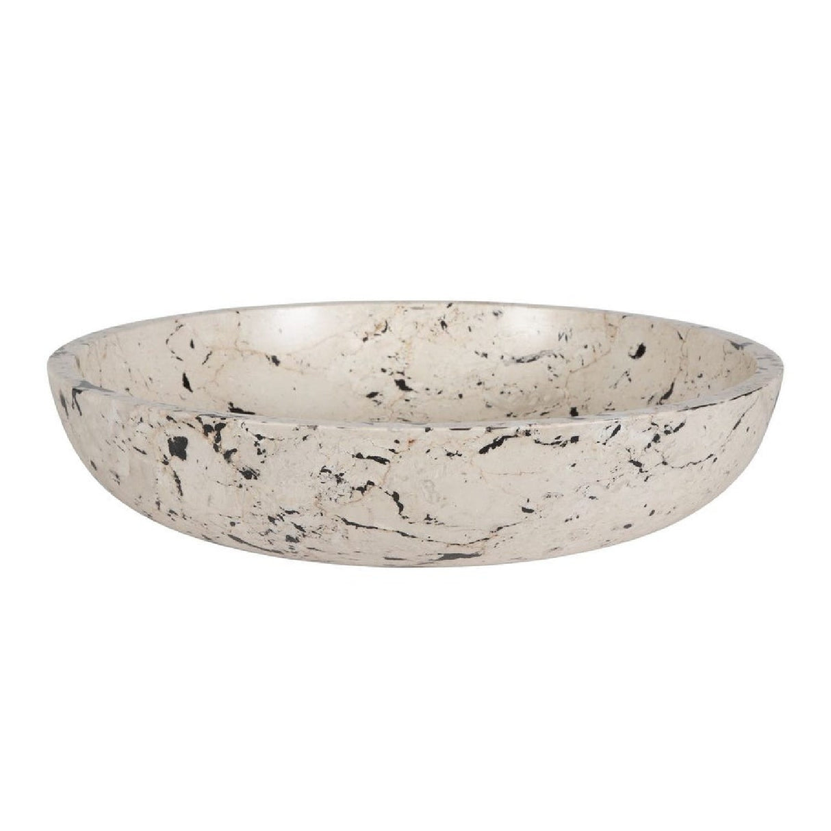 White Limestone Indoor/Outdoor Bowl | Uttermost Nouveau - www.oroa.com