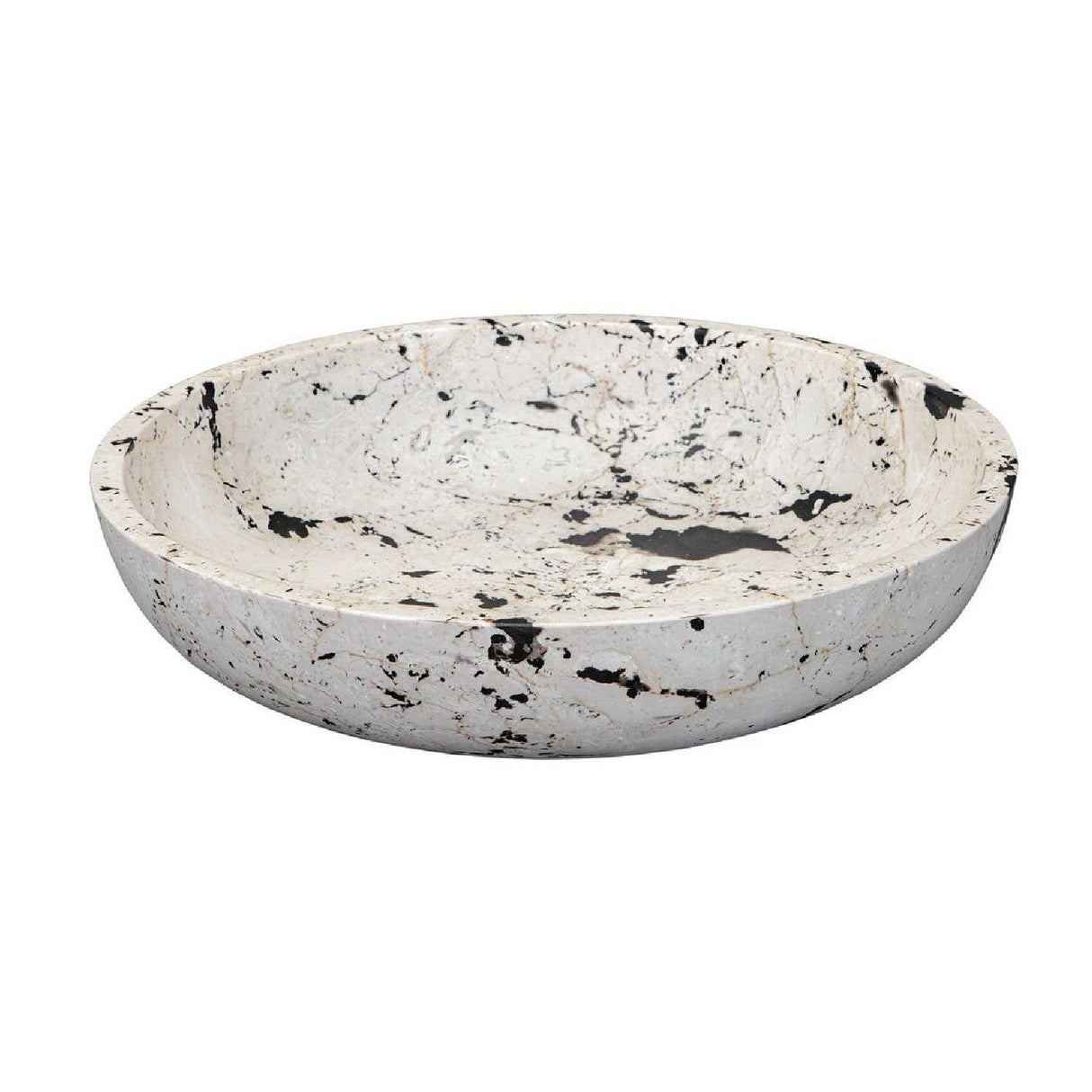 White Limestone Indoor/Outdoor Bowl | Uttermost Nouveau - www.oroa.com
