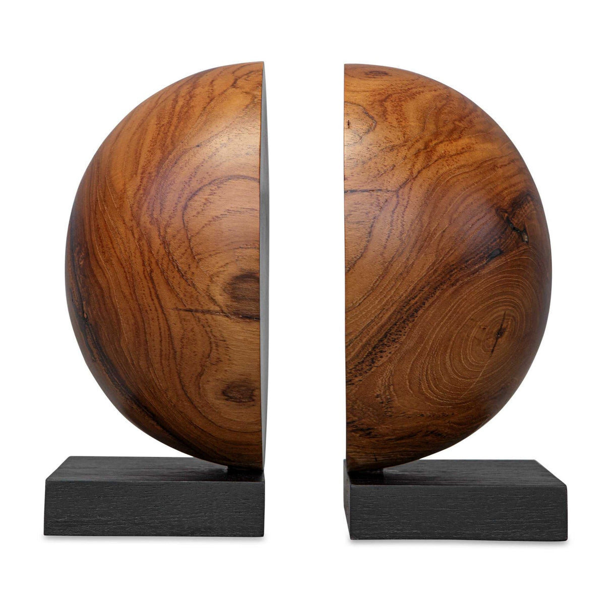 Modern European furniture - Natural Wood Modern Bookends - www.oroa.com