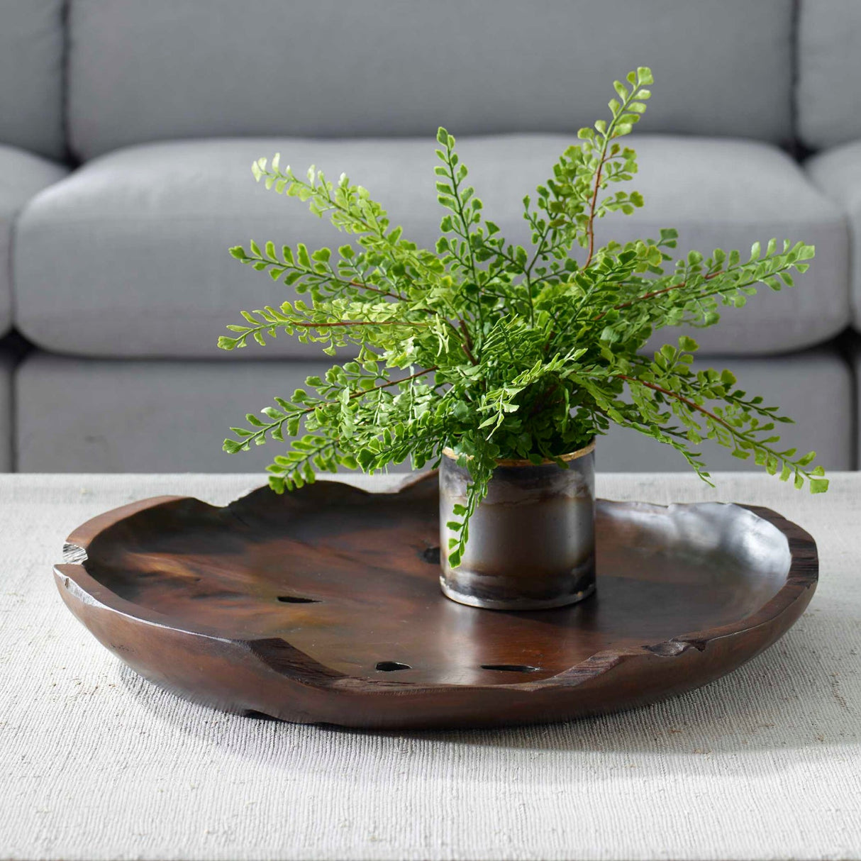 Modern European furniture - Round Teak Indoor/Outdoor Bowl - www.oroa.com