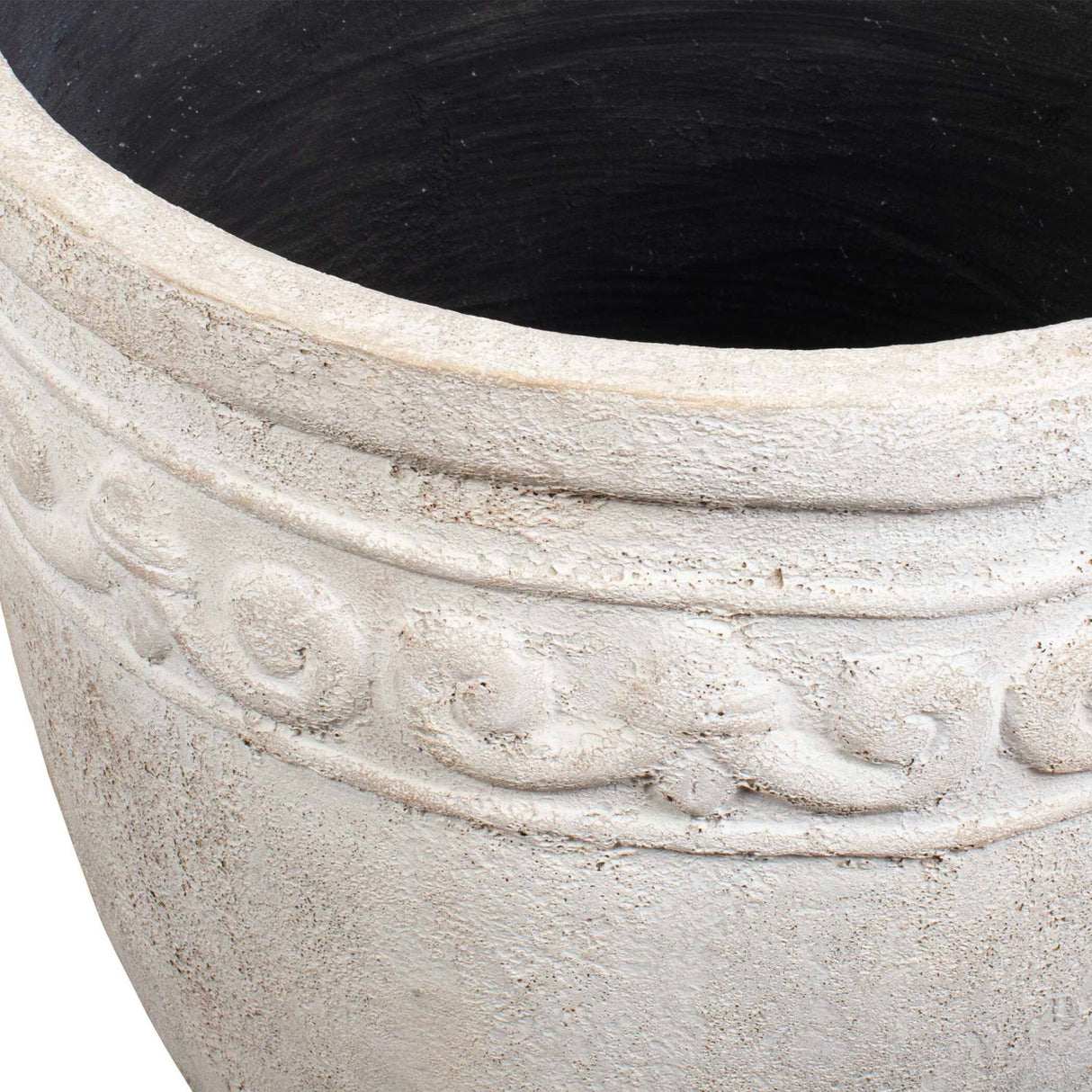 Modern European furniture - Carved Concrete Indoor/Outdoor Planter - www.oroa.com