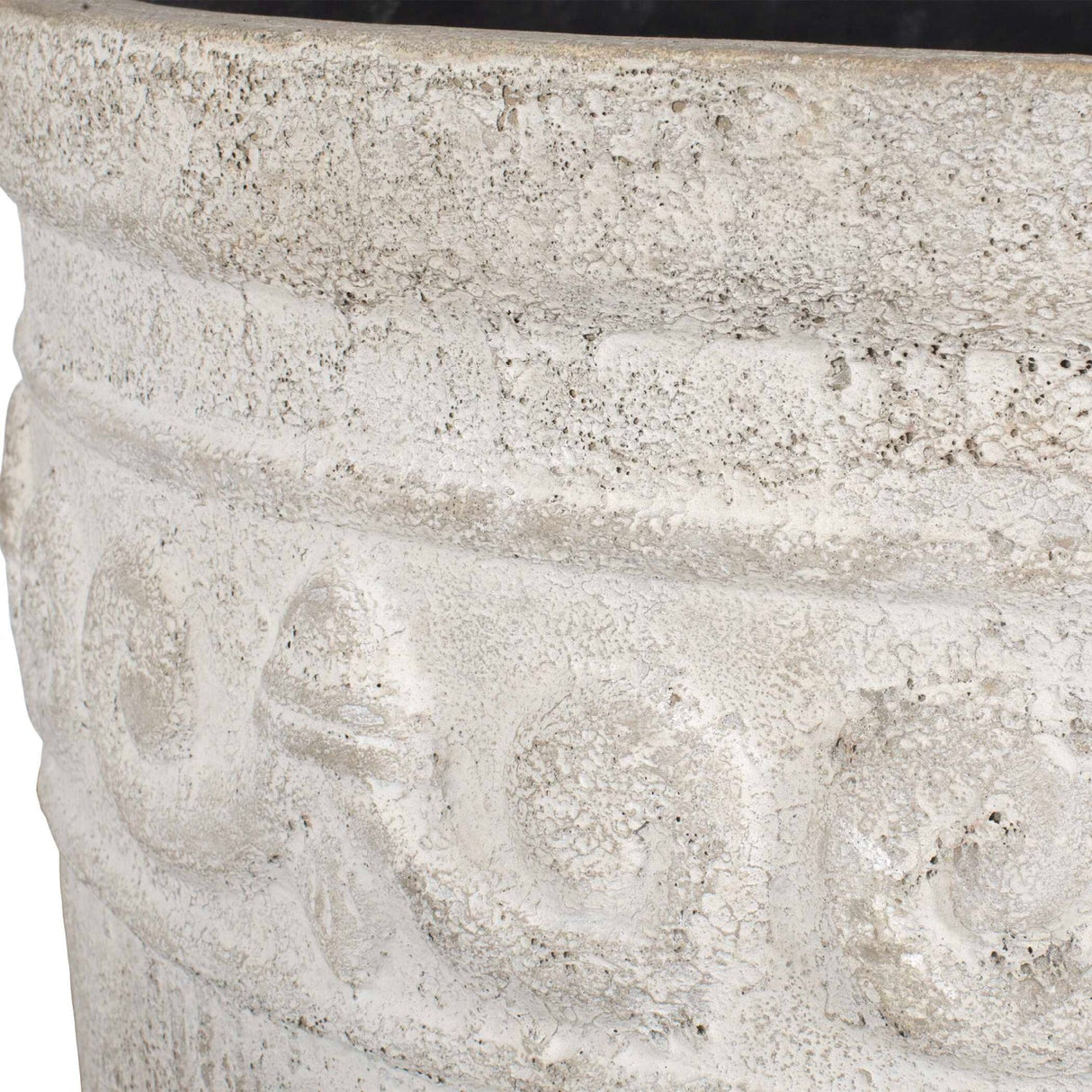 Modern European furniture - Carved Concrete Indoor/Outdoor Planter - www.oroa.com