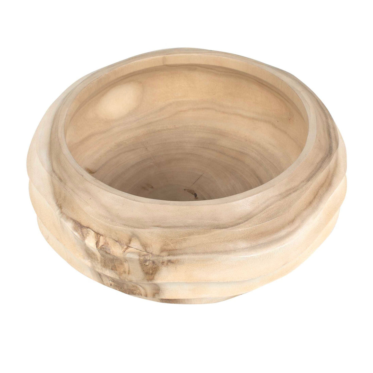 Modern European furniture - Bleached Suar Wood Bowl - www.oroa.com