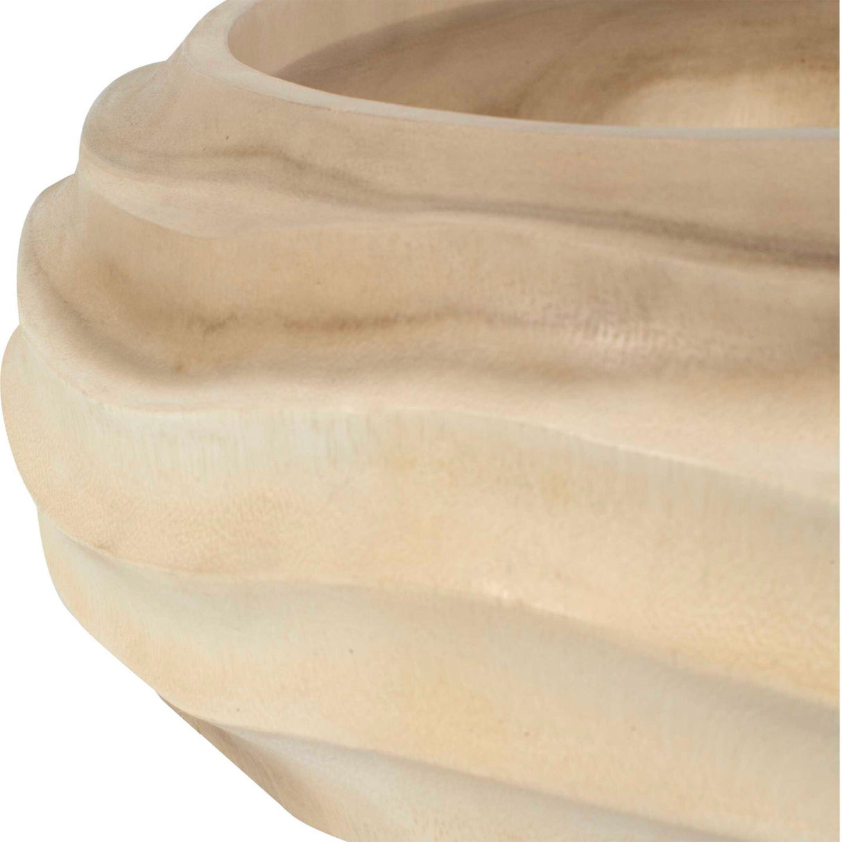 Modern European furniture - Bleached Suar Wood Bowl - www.oroa.com