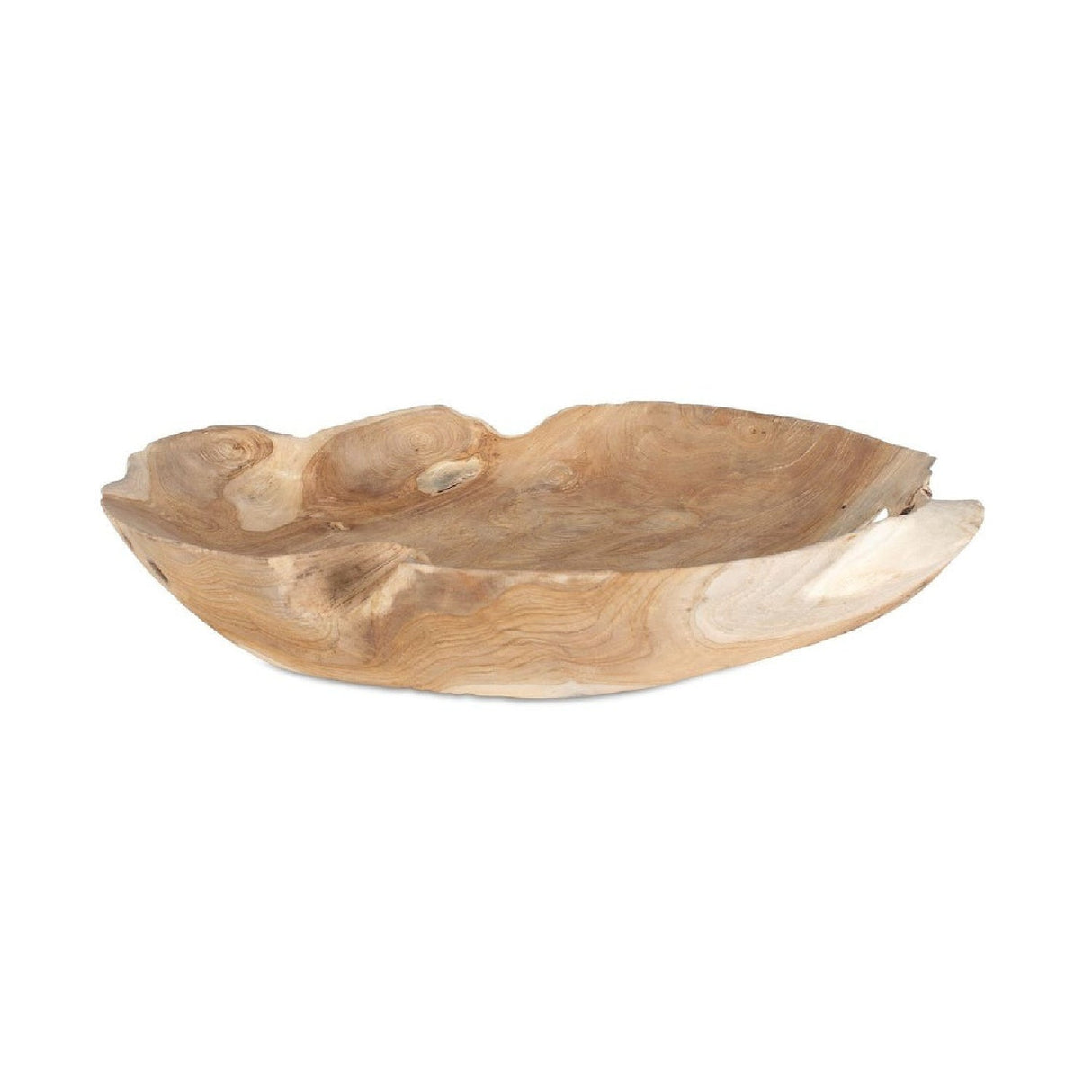 Teak Wood Indoor/Outdoor Bowl | Uttermost Organic Embrace - www.oroa.com