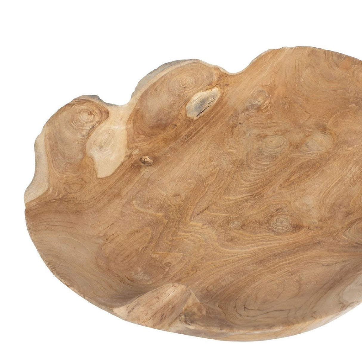 Teak Wood Indoor/Outdoor Bowl | Uttermost Organic Embrace - www.oroa.com
