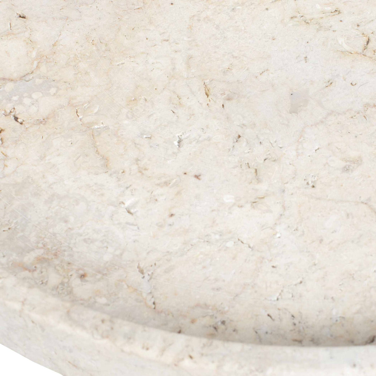 Modern European furniture - Travertine Round Indoor/Outdoor Tray - www.oroa.com