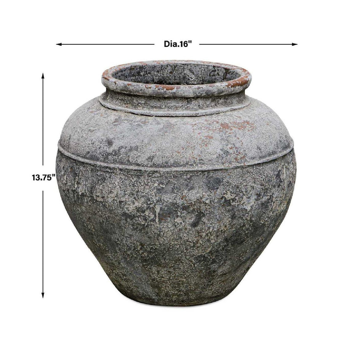 Modern European furniture - Rustic Concrete Indoor/Outdoor Planter - www.oroa.com