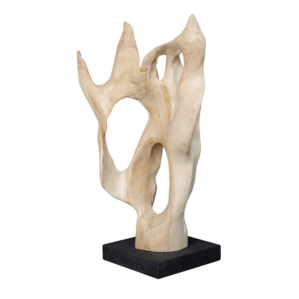 Modern European furniture - Abstract Teak Indoor/Outdoor Sculpture - www.oroa.com