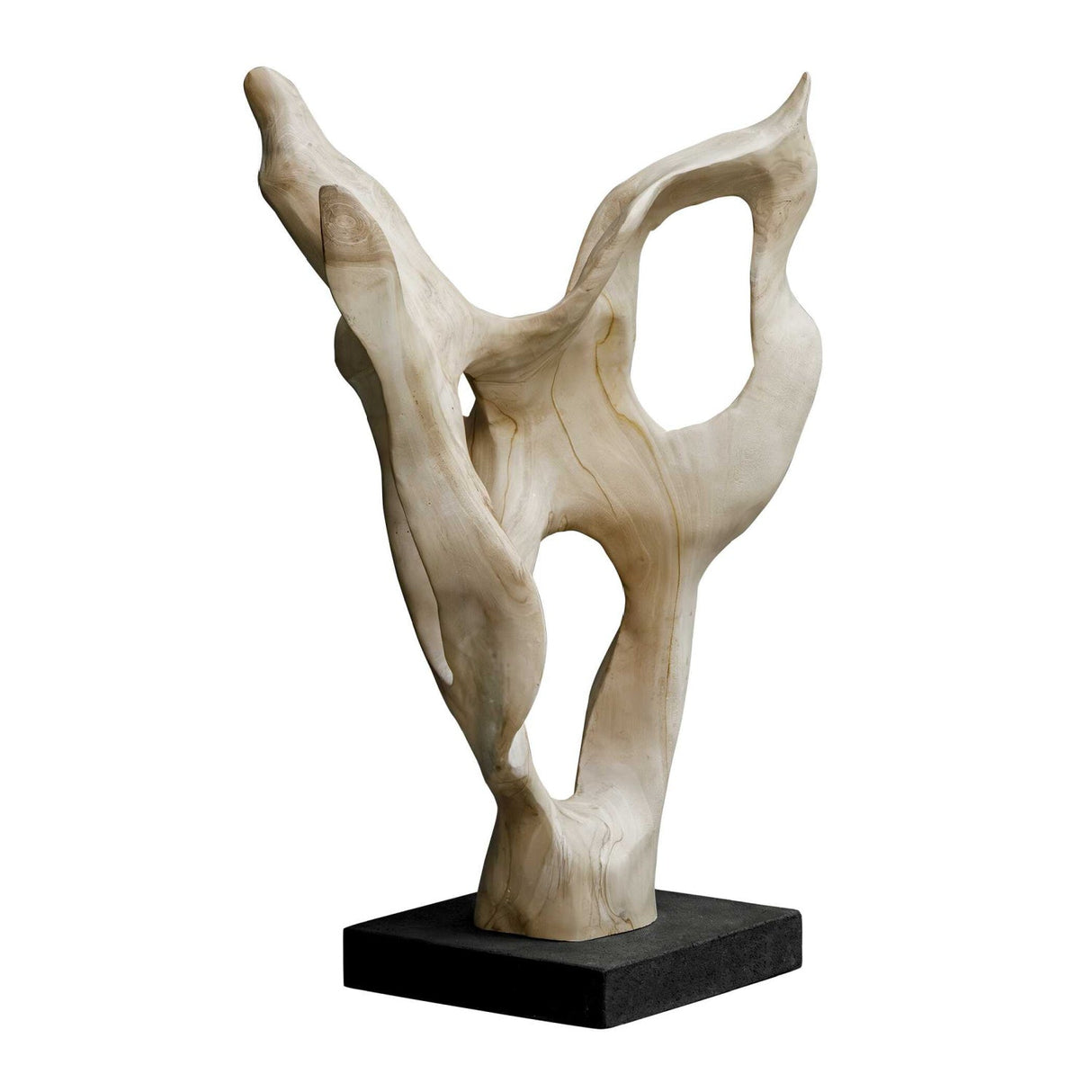 Modern European furniture - Abstract Teak Indoor/Outdoor Sculpture - www.oroa.com