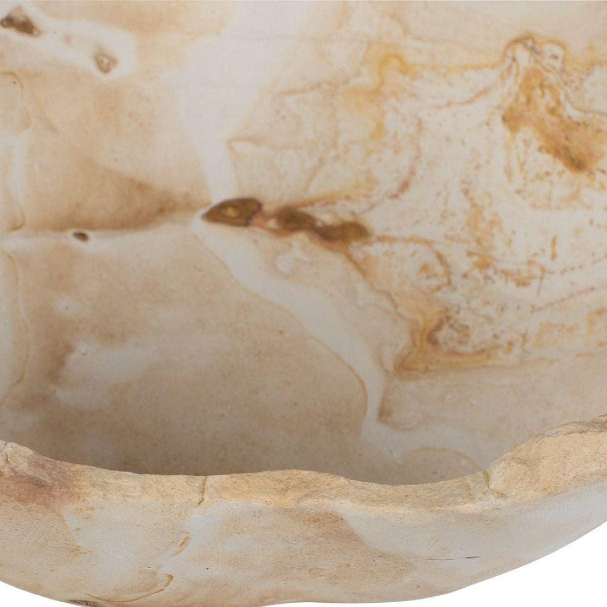 Carved Stone Indoor/Outdoor Bowl | Uttermost Sahara - www.oroa.com