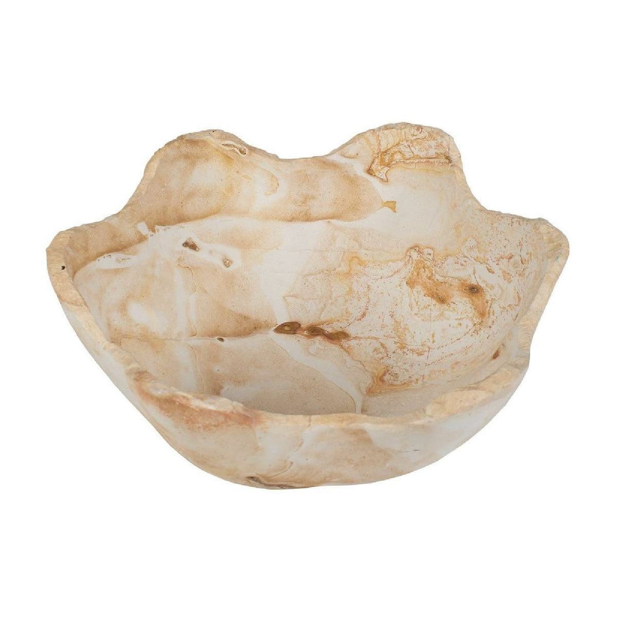 Carved Stone Indoor/Outdoor Bowl | Uttermost Sahara - www.oroa.com
