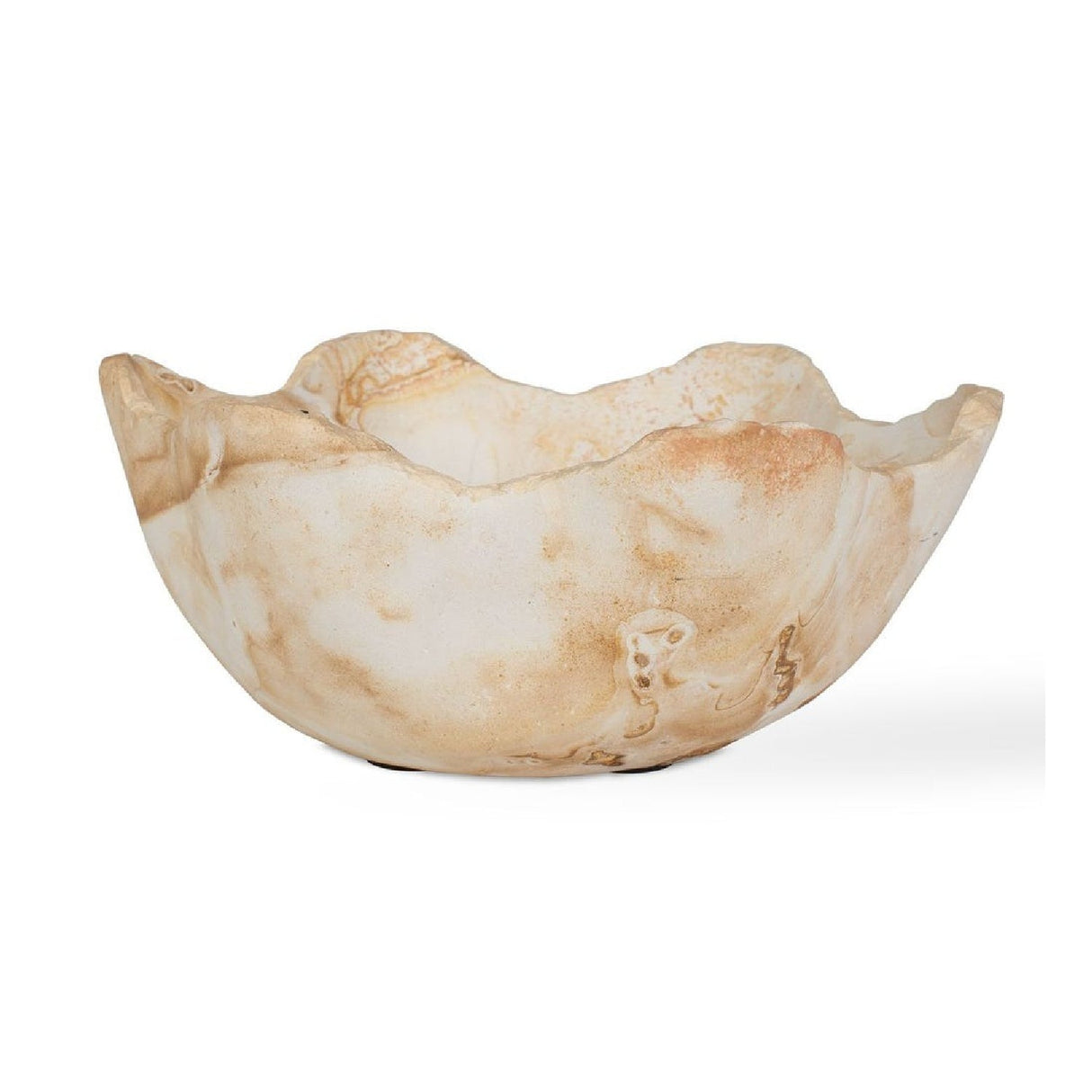 Carved Stone Indoor/Outdoor Bowl | Uttermost Sahara - www.oroa.com