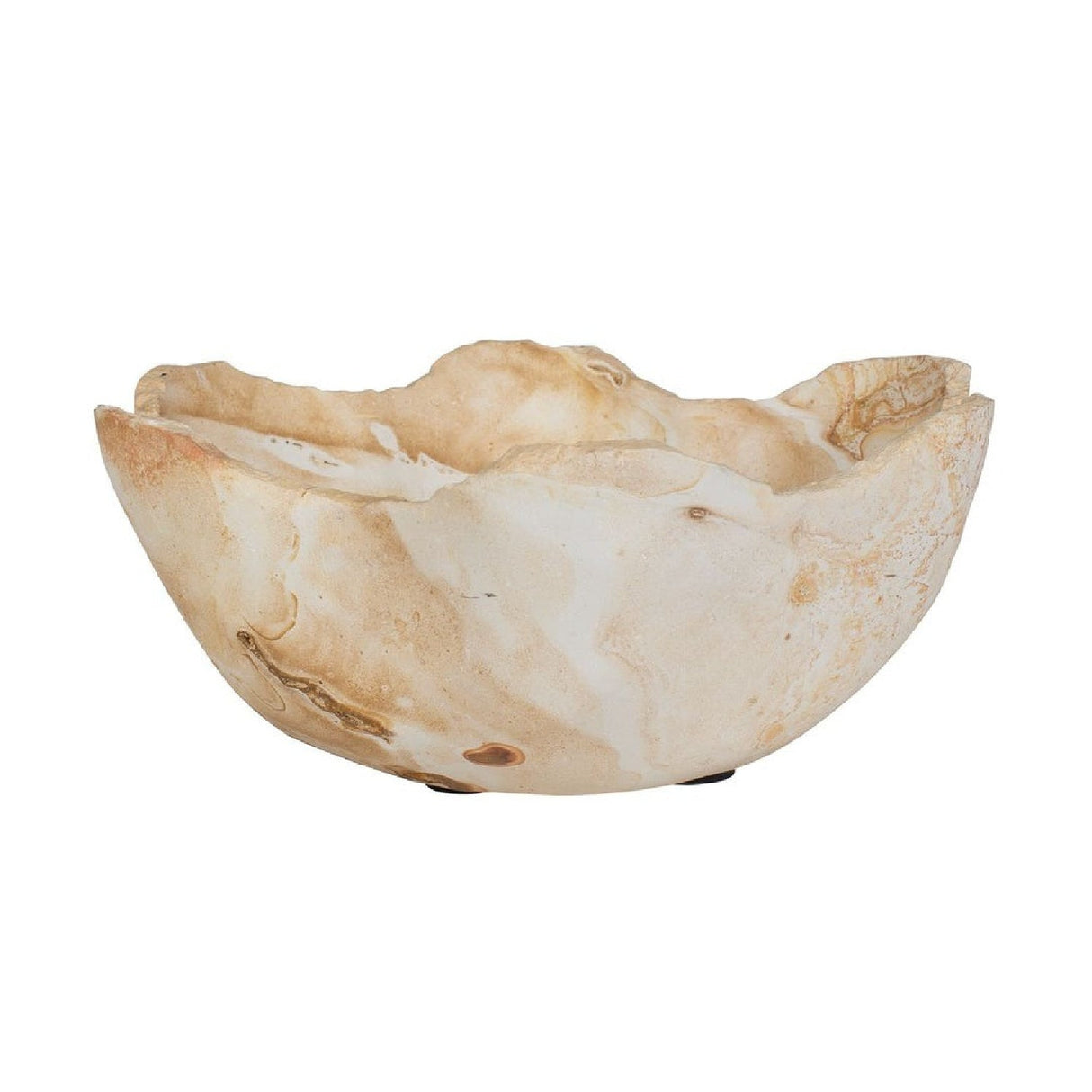 Carved Stone Indoor/Outdoor Bowl | Uttermost Sahara - www.oroa.com