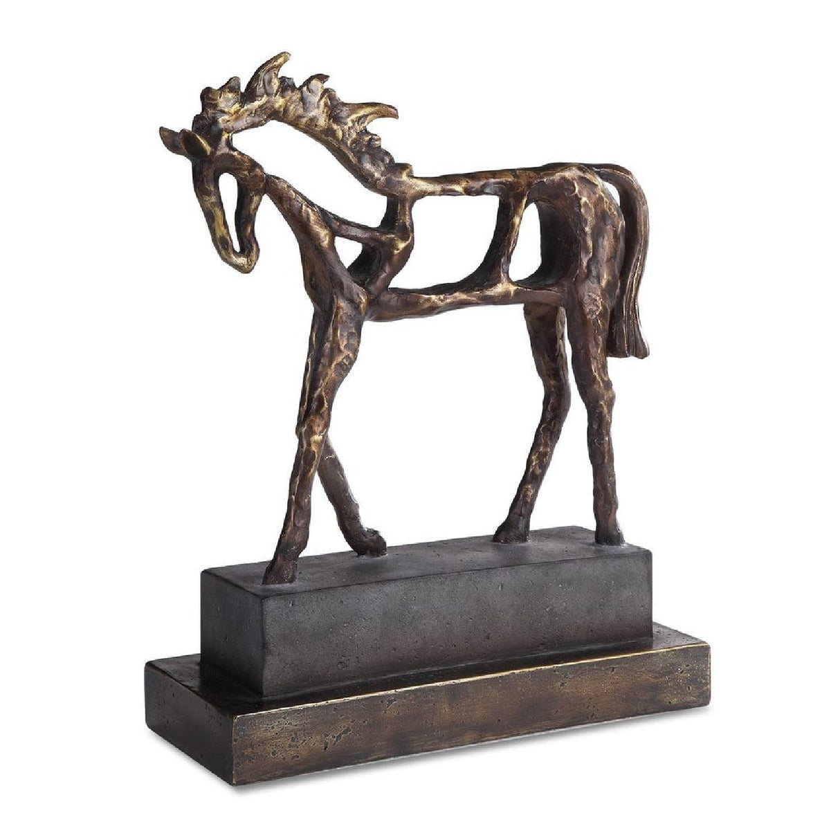 Antique Bronze Sculpture | Uttermost Titan Horse - www.oroa.com
