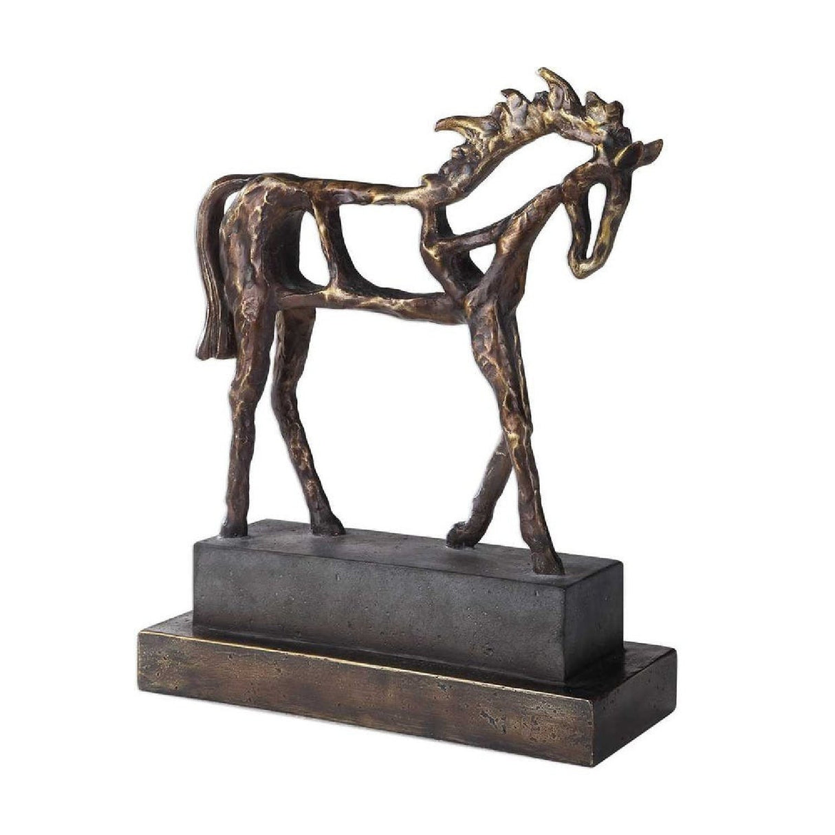Antique Bronze Sculpture | Uttermost Titan Horse - www.oroa.com