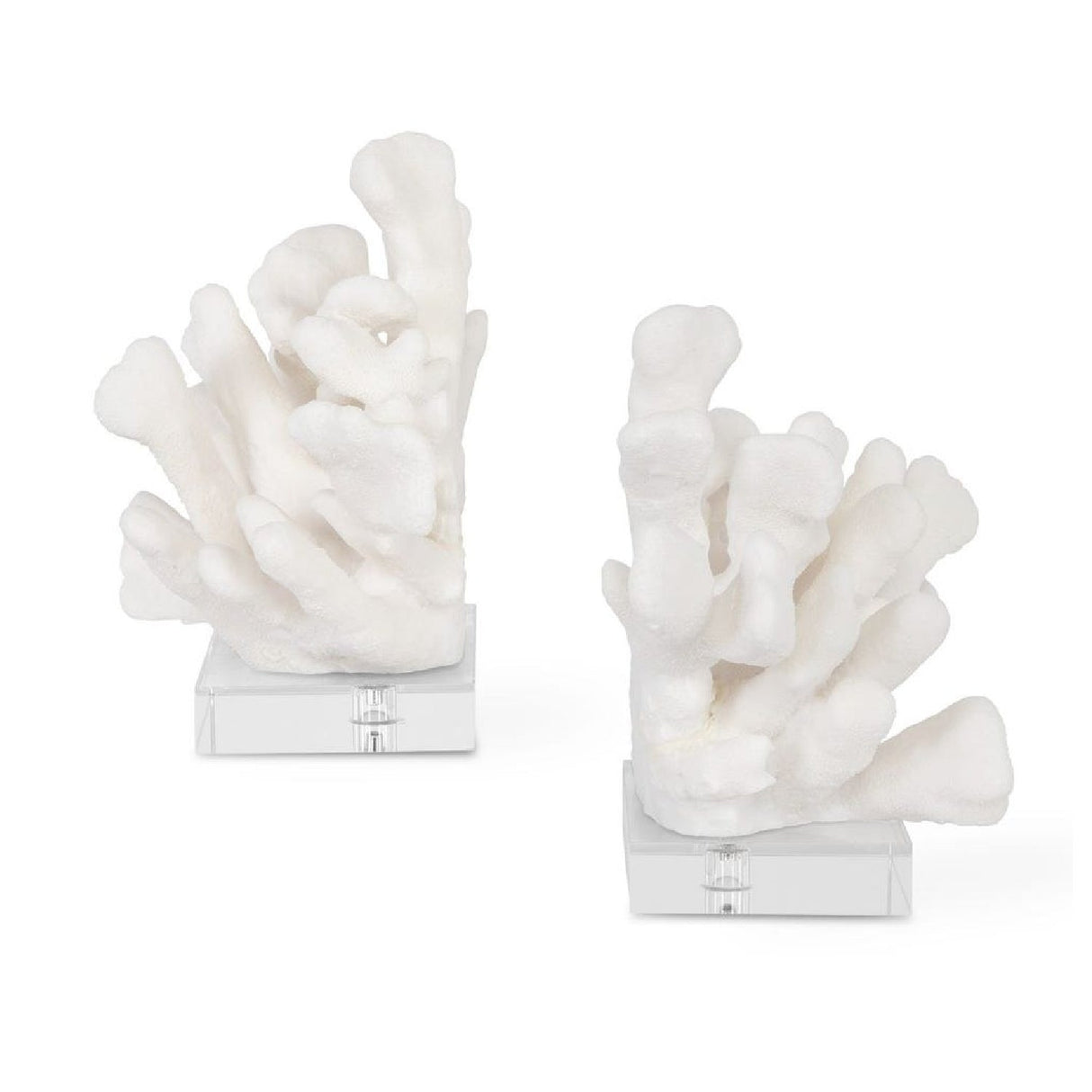 White Coral Inspired Bookends (2) | Uttermost Charbel - www.oroa.com