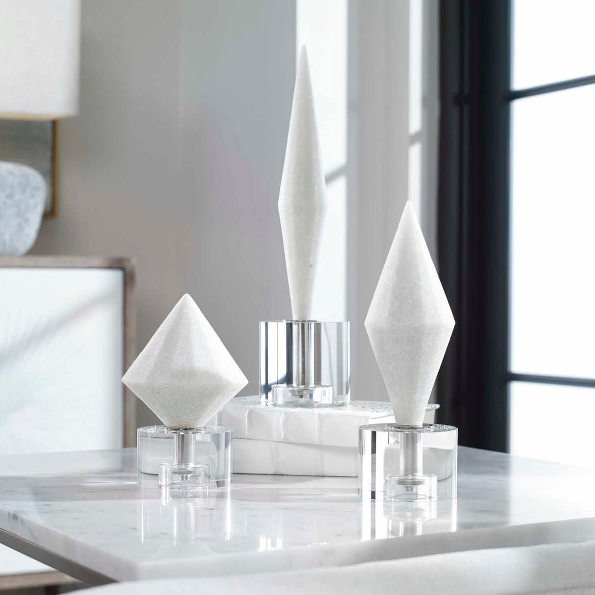 Modern European furniture - Diamond Man-Made Stone Decorative Objects (3) - www.oroa.com