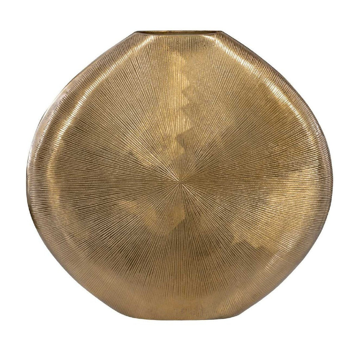 Gold Ribbed Vase | Uttermost Gretchen - www.oroa.com