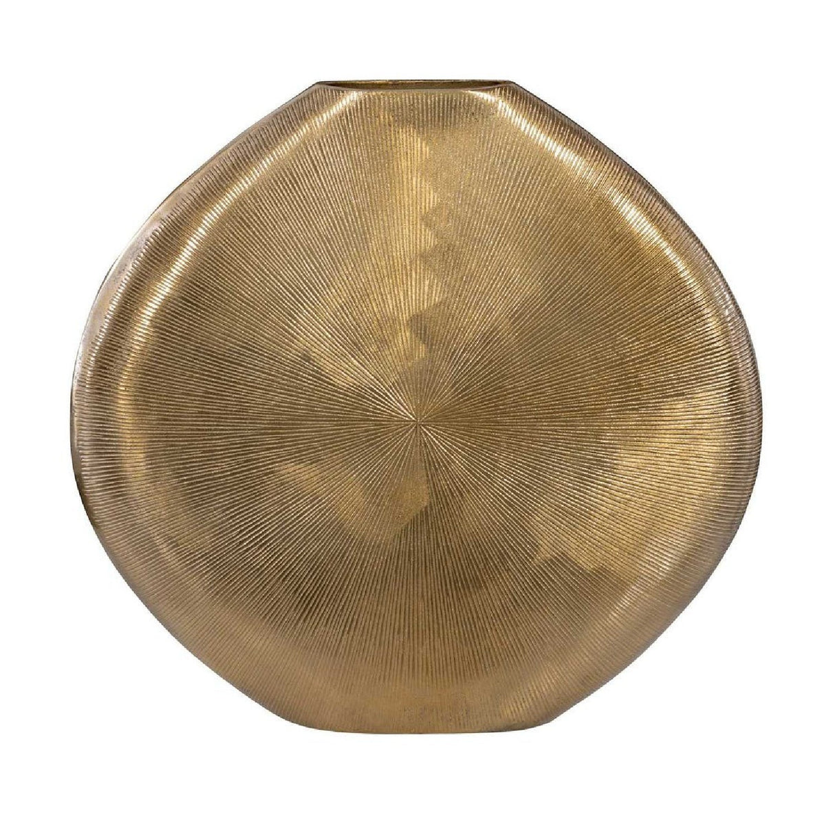 Gold Ribbed Vase | Uttermost Gretchen - www.oroa.com