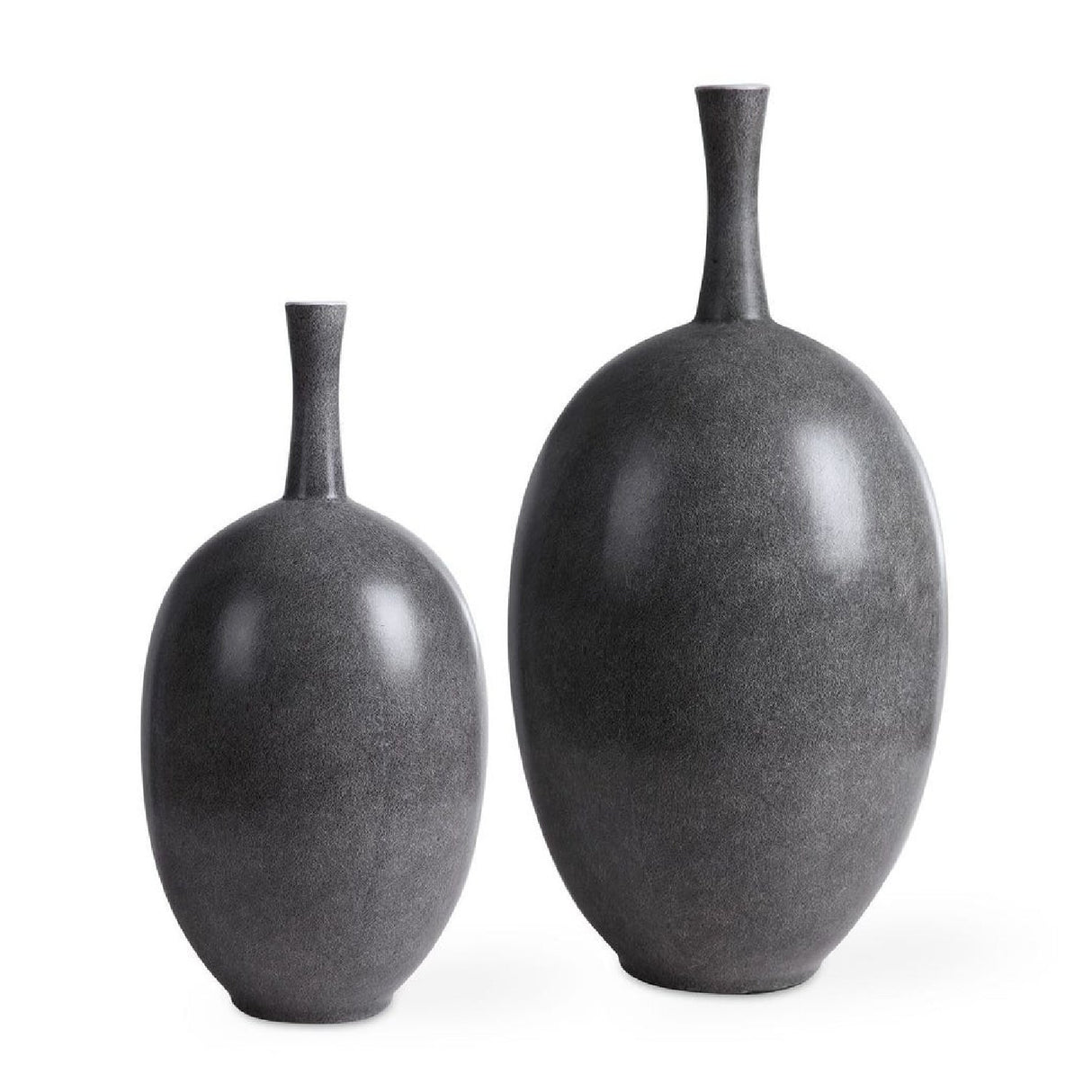 Marbled Black Ceramic Vases (2) | Uttermost Riordan - www.oroa.com