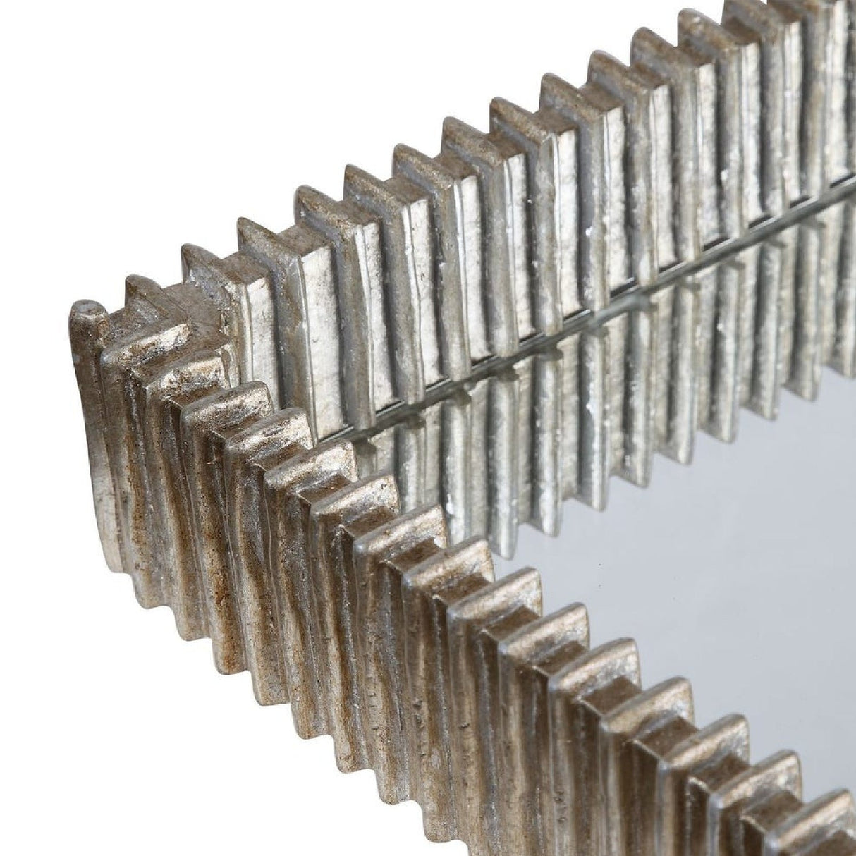 Ribbed Silver Mirrored Tray | Uttermost Talmage - www.oroa.com