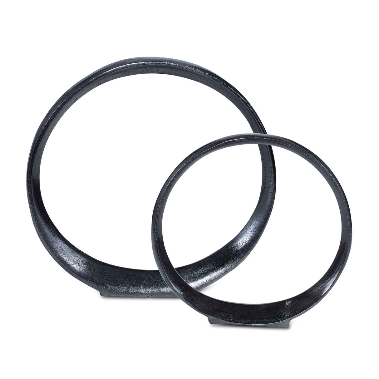 Modern European furniture - Black Nickel Indoor/Outdoor Sculptures (2) - www.oroa.com